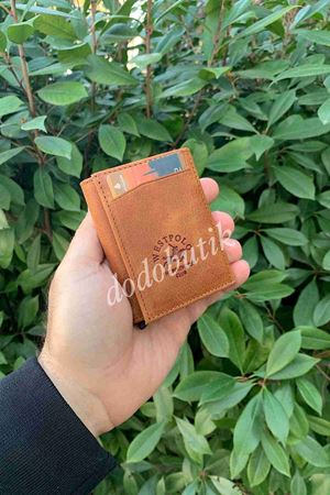 Natural Deri Taba Akıllı Cüzdan WP5550N
