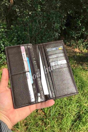 Kahverengi Deri Telefonlu Cüzdan 877