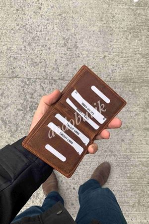 Eskitme Taba Hakiki Deri Tarz Cüzdan 1590c 