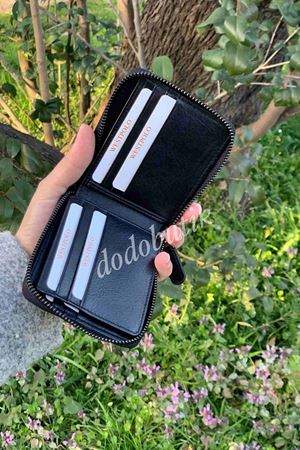 Siyah Hakiki Deri Tarz Cüzdan 2743