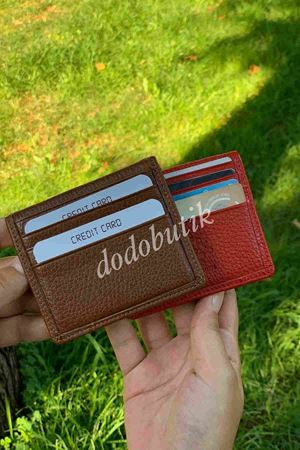 Kahverengi Hakiki Deri Tarz Cüzdan 705 