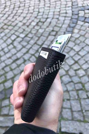 Hakiki Deri Siyah Akıllı Cüzdan WP5550