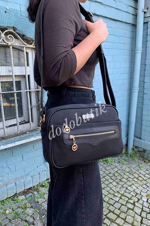 Siyah Klasik Çapraz Çanta- M317 