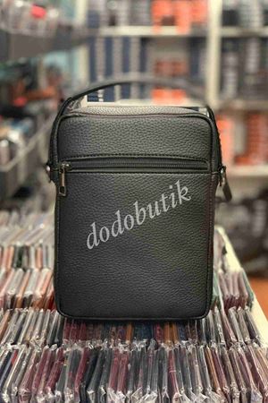 Siyah Telefon Gözlü Postacı Çantası 6005