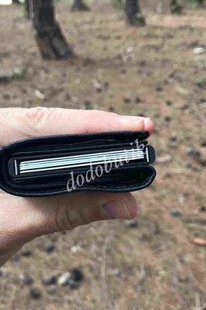 Hakiki Deri Siyah Akıllı Cüzdan 5540