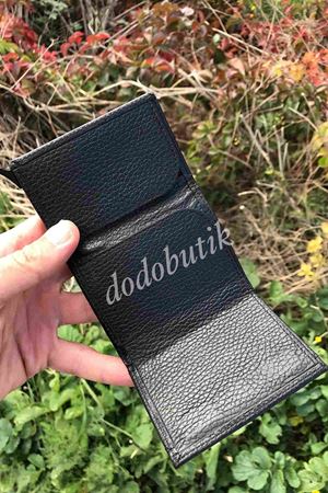 Hakiki Deri Siyah Akıllı Cüzdan 5540