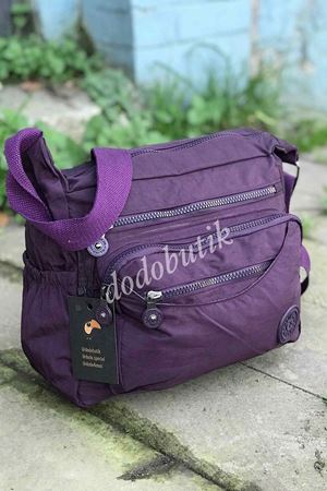 Kadın Mürdüm Klinkır Postacı Çantası 5827 