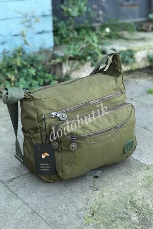 Kadın Yeşil Klinkır Postacı Çantası 5827