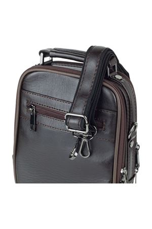 Kahverengi Çelik Kasalı Erkek El ve Omuz Çantası 3001 