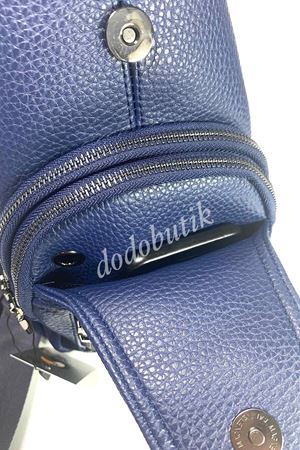 Lacivert Erkek Çapraz Omuz Çantası Bodybag DDA11 