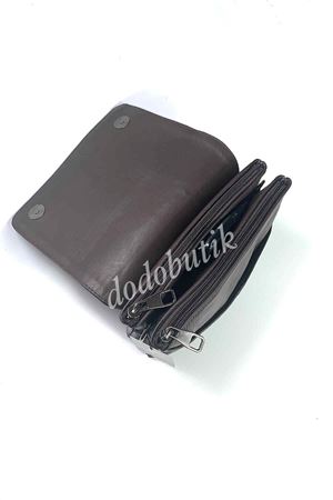 Kahverengi Hakiki Deri Erkek Postacı Çantası DDA21