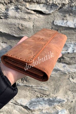 Hakiki Deri Taba Bayan Cüzdan 443