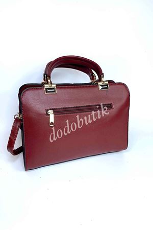 Bordo Klasik Kol Çantası M-903