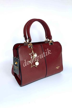 Bordo Klasik Kol Çantası M-903