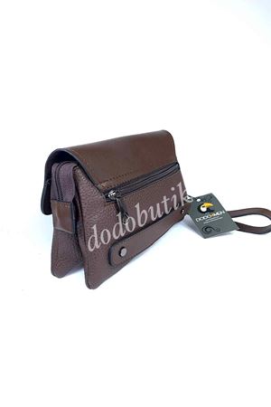 Kahverengi Deri El Çantası DDA60 