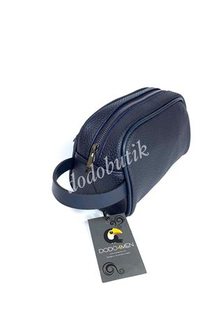 Lacivert Deri El Çantası DDA22 