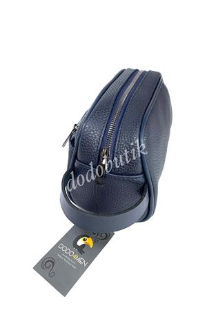 Lacivert Deri El Çantası DDA22 