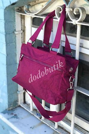 Pembe Klinkır Kumaş Kol/Omuz Çantası M267  