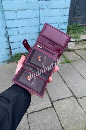 Hakiki Deri Bordo Cüzdan DD03  