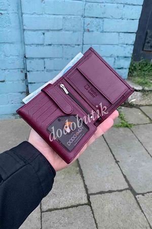 Hakiki Deri Bordo Cüzdan DD03  