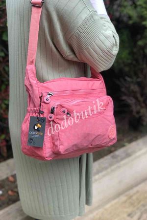 Kadın Somon Klinkır Postacı Çantası 5827 