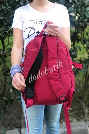 Suya Dayanıklı Sırt Çantası Kırmızı- 12C