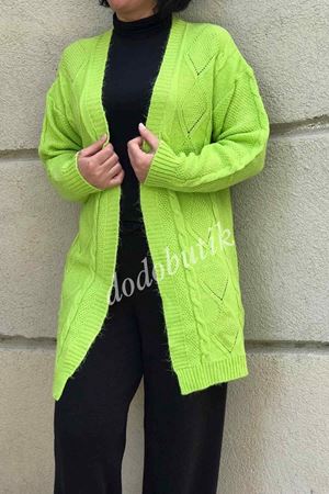 Desenli Triko Hırka 