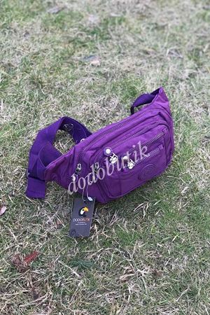 Su Geçirmez Mor Bel Çantası