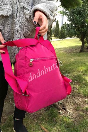 Suya Dyanıklı Ara Boy Sırt Çantası Pembe 8317