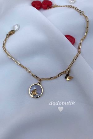 Sedef Uçlu Çelik Halhal DHÇ6623