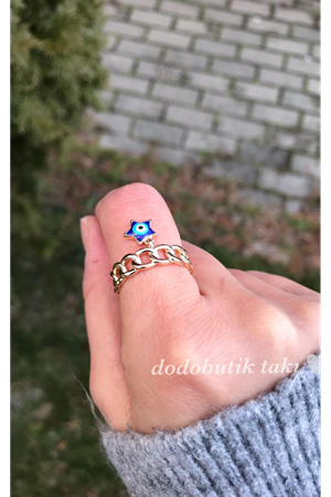 Nazar Boncuklu Yüzük   DY9856