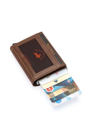 Crazy Deri Kahverengi Akıllı Cüzdan 5540C 