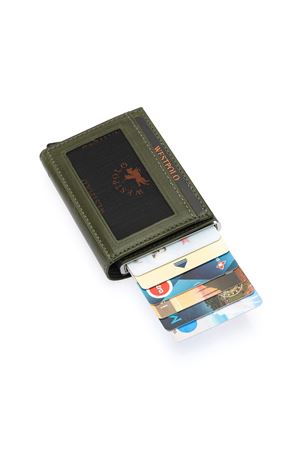 Crazy Deri Yeşil Akıllı Cüzdan 5540C