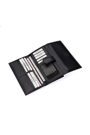 Bayan Siyah Deri Cüzdan DD464