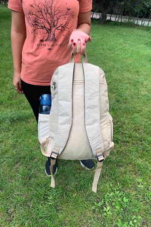 Büyük Boy Krem Sırt Çantası 8C