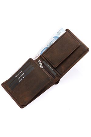Hakiki Deri Kahve Cüzdan DD1544