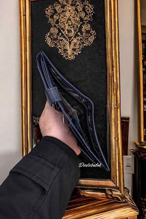 Hakiki Deri Lacivert Cüzdan WP003  