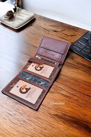 Hakiki Deri Taba Cüzdan DD03