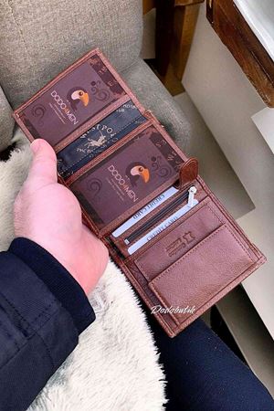 Taba Hakiki Deri Klasik Cüzdan DD02  