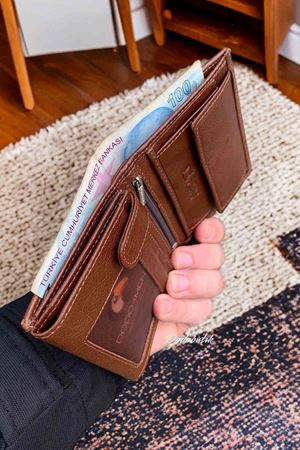 Taba Hakiki Deri Klasik Cüzdan DD02  