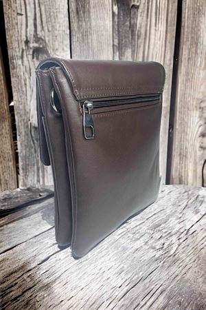 Kahverengi Hakiki Deri Erkek Postacı Çantası DDA21