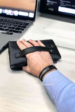 Siyah Deri El Çantası 5008