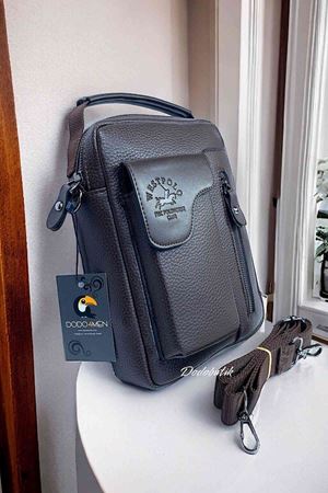 Kahverengi Telefon Gözlü Postacı Çantası 6005