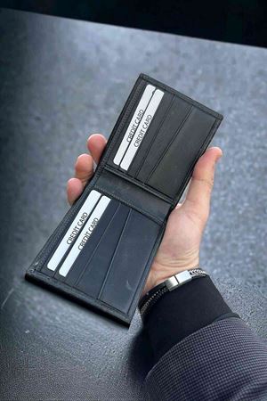 Antrasit Hakiki Deri Tarz Cüzdan 595C