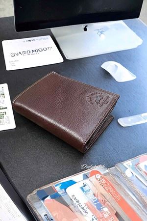 Hakiki Deri Kahverengi Erkek Cüzdan DD77