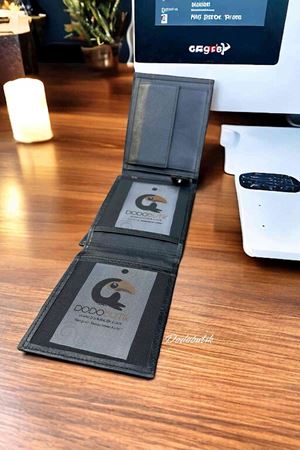 Hakiki Deri Siyah Cüzdan DD63