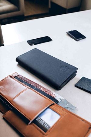 Lacivert Deri Telefonlu Cüzdan 877