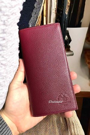 Bordo Deri Telefonlu Cüzdan 877