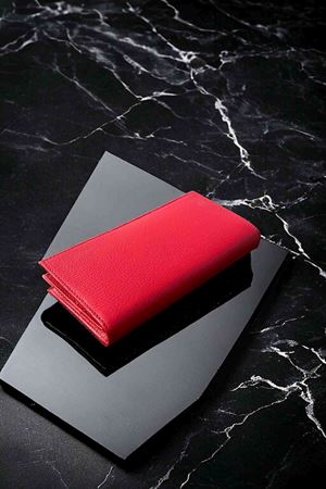 Hakiki Deri Telefonlu Kırmızı Cüzdan  877