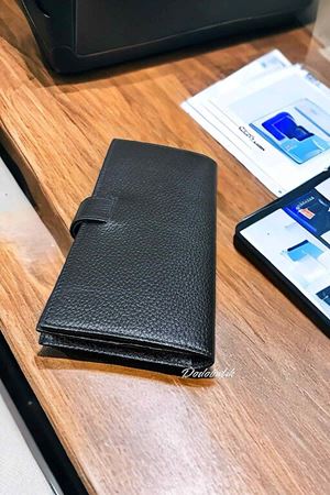 Siyah Deri Telefonlu Cüzdan WP877P